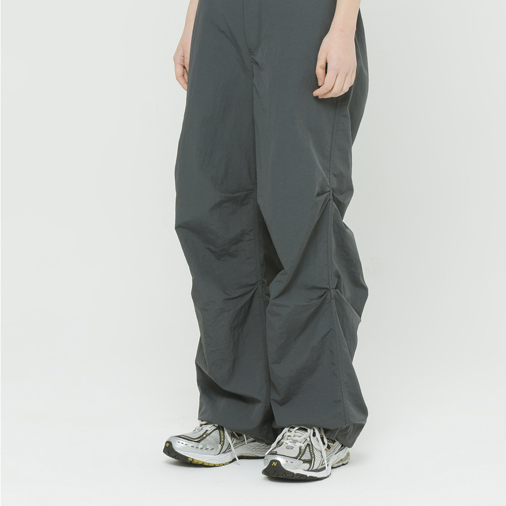 23SS Double-Up Wide Pants Charcoal